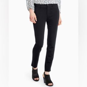 Garnet Hill Black Stretch Ponte Skinny Pants- Size 10